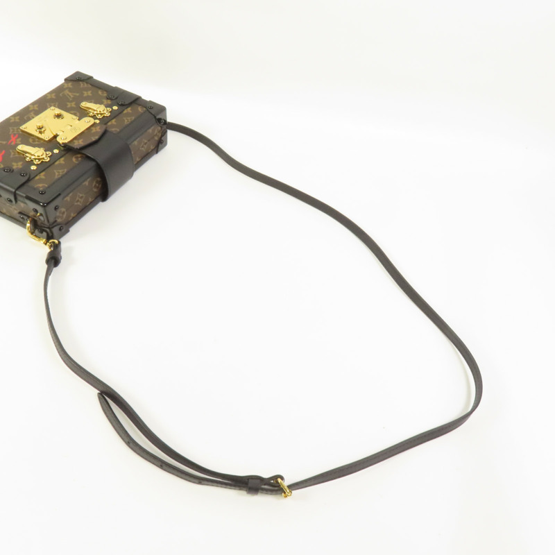 LOUIS VUITTON Monogram Petite Malle金扣肩背袋-4