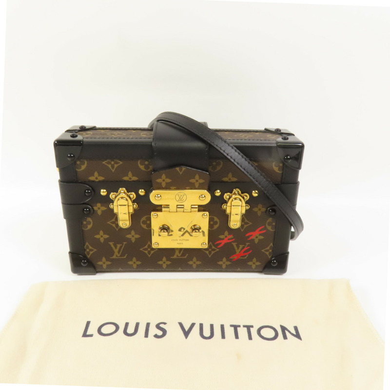 LOUIS VUITTON Monogram Petite Malle金扣肩背袋-10