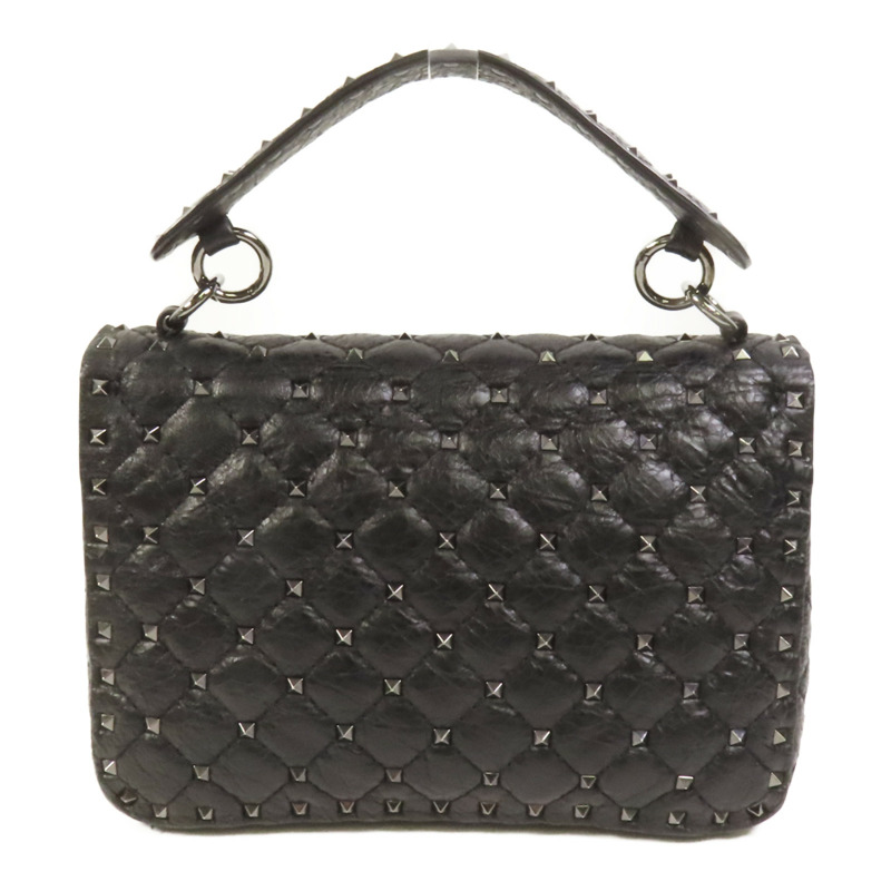 Valentino 牛皮皮革2 Way Shoulder Bag鏈帶手挽肩背兩用袋-1