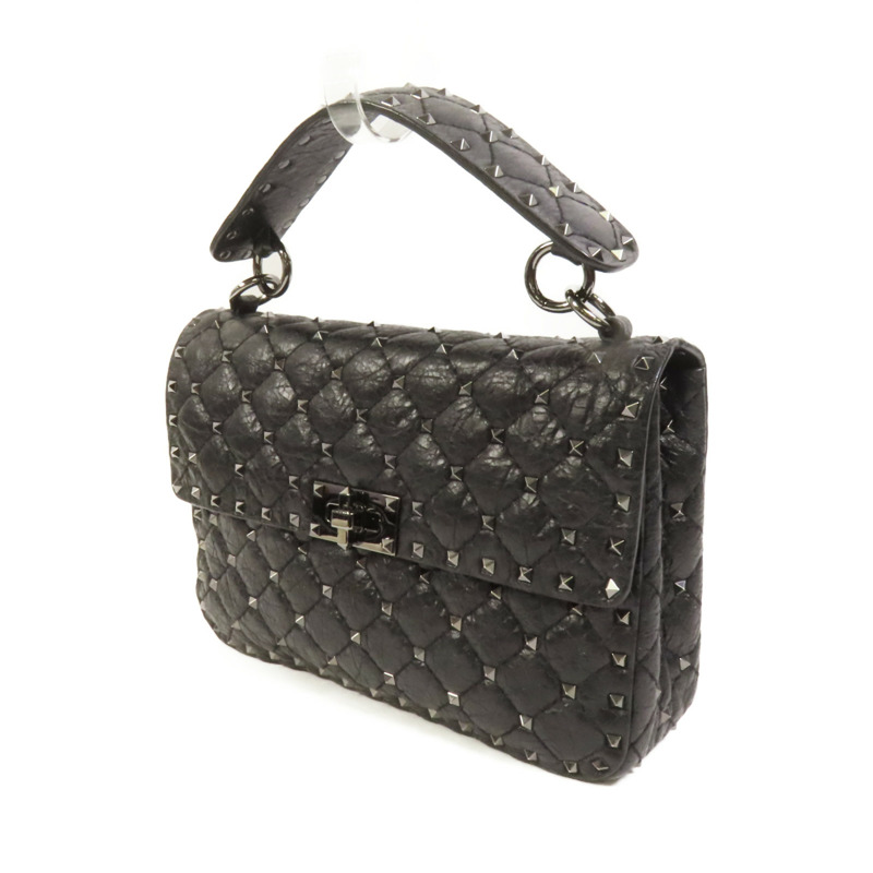 Valentino 牛皮皮革2 Way Shoulder Bag鏈帶手挽肩背兩用袋-2