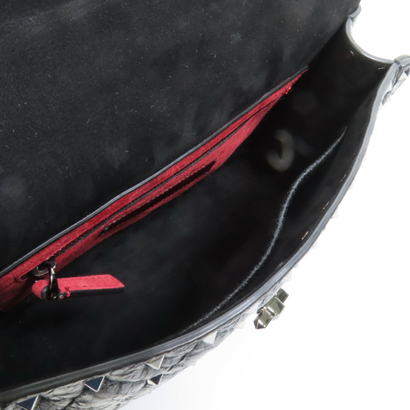 Valentino 牛皮皮革2 Way Shoulder Bag鏈帶手挽肩背兩用袋-5