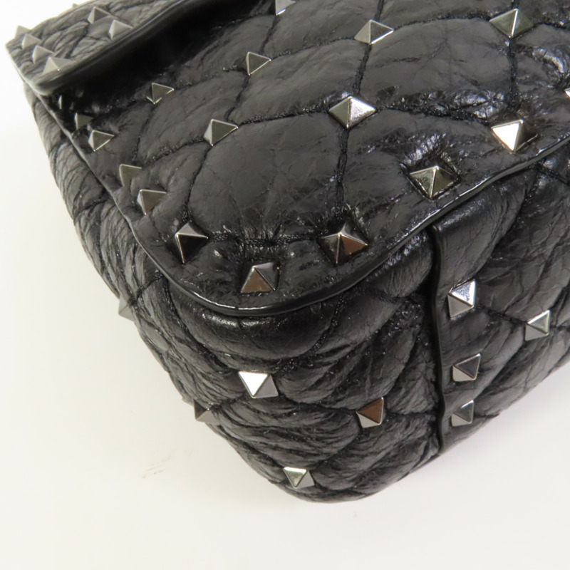 Valentino 牛皮皮革2 Way Shoulder Bag鏈帶手挽肩背兩用袋-11