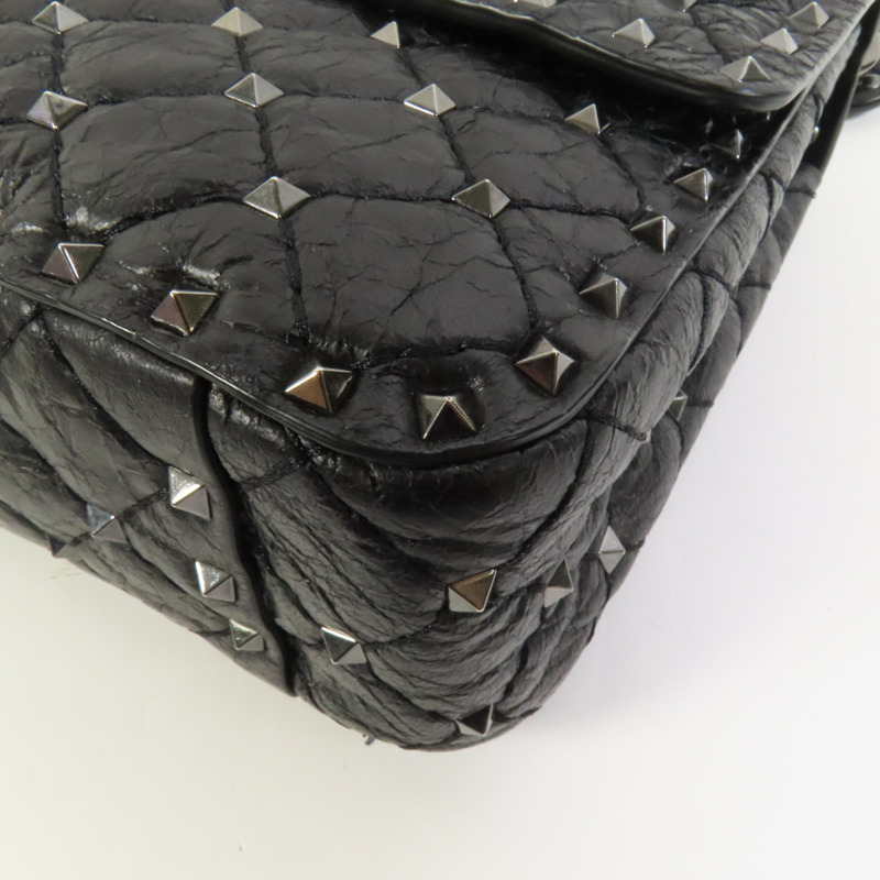 Valentino 牛皮皮革2 Way Shoulder Bag鏈帶手挽肩背兩用袋-12