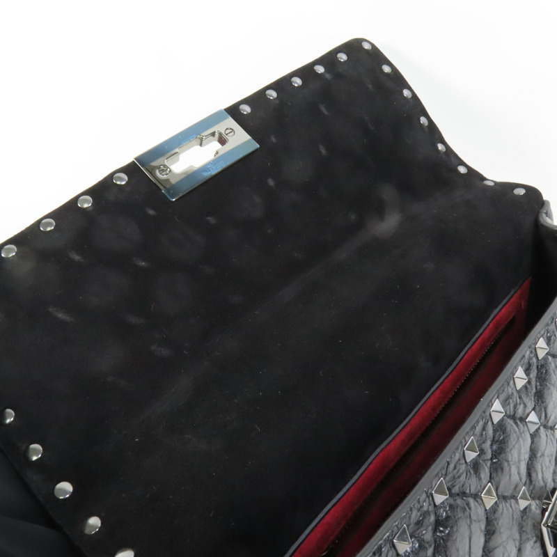 Valentino 牛皮皮革2 Way Shoulder Bag鏈帶手挽肩背兩用袋-15