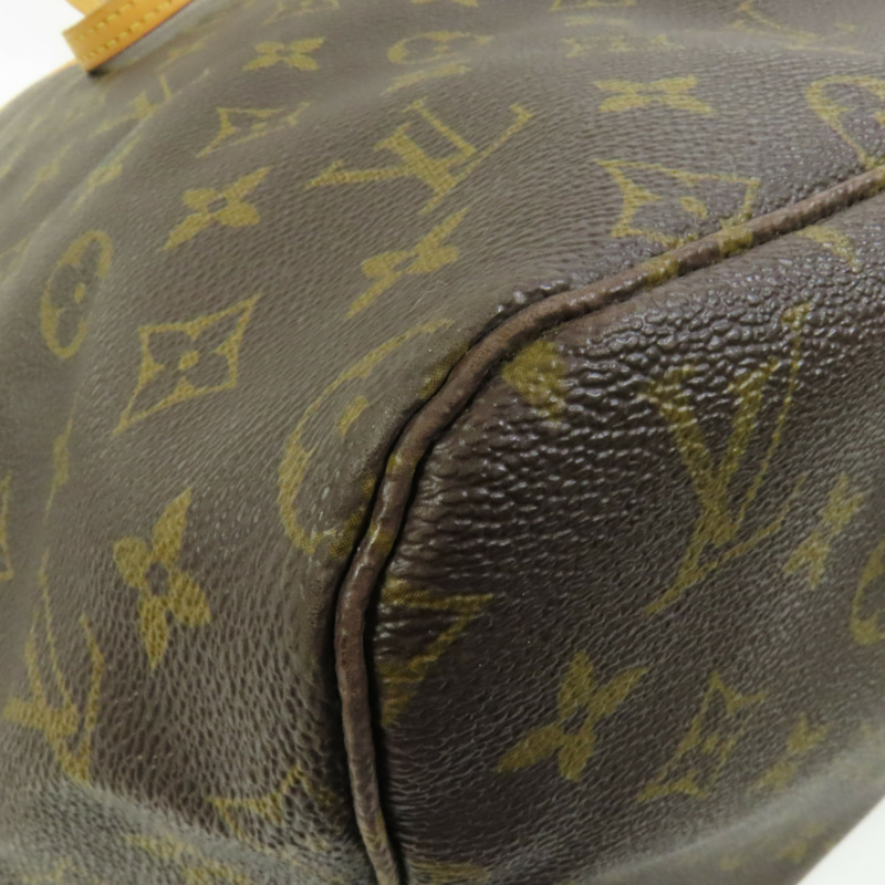 LOUIS VUITTON Monogram Neverfull GM金扣手挽袋-10