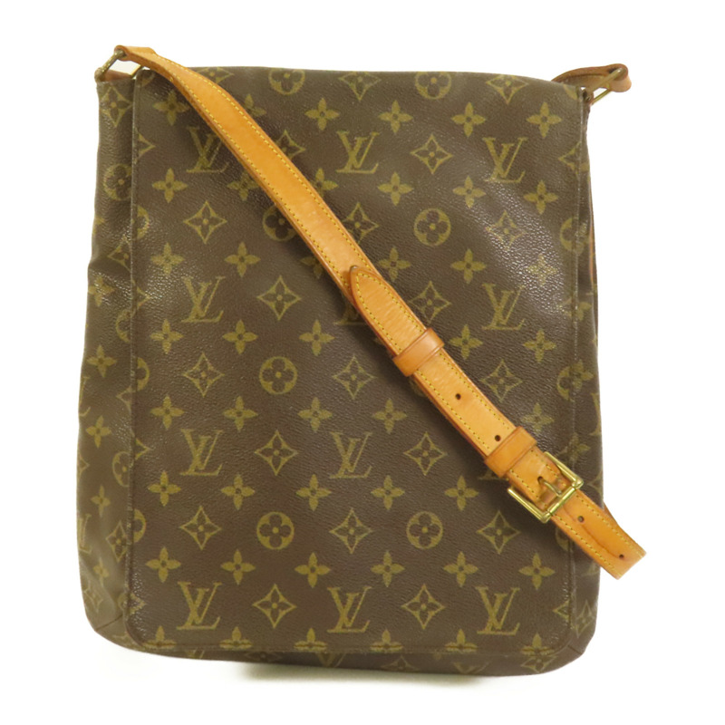 LOUIS VUITTON Monogram Musette金扣肩背袋-0