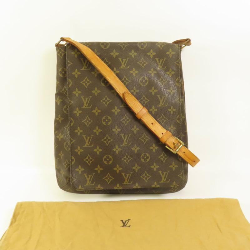 LOUIS VUITTON Monogram Musette金扣肩背袋-8