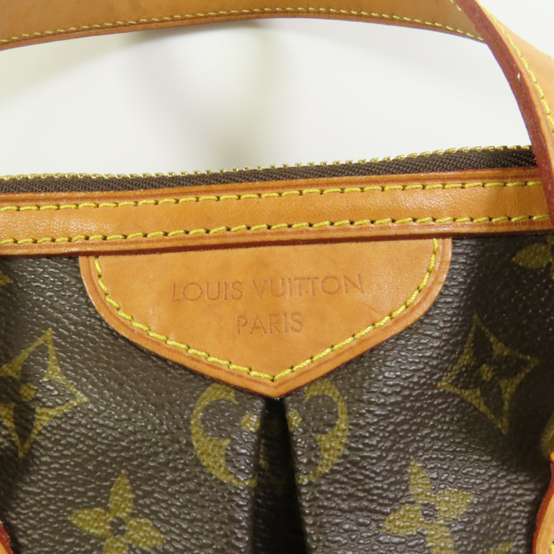 LOUIS VUITTON Monogram Palermo PM金扣手挽肩背兩用袋棕色-8
