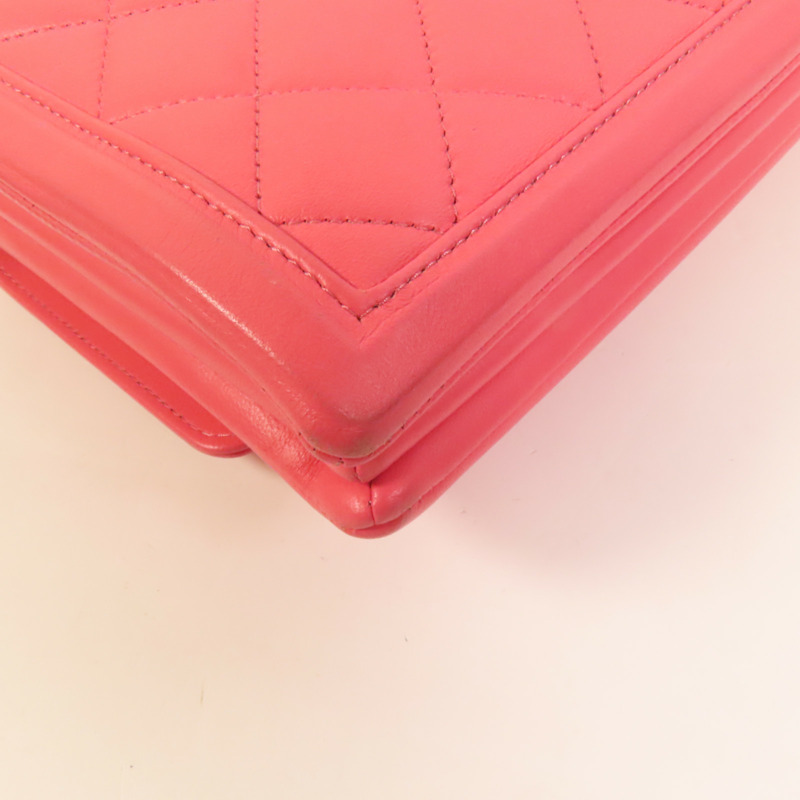 CHANEL 羊皮皮革Qulited Medium金扣肩背袋-13