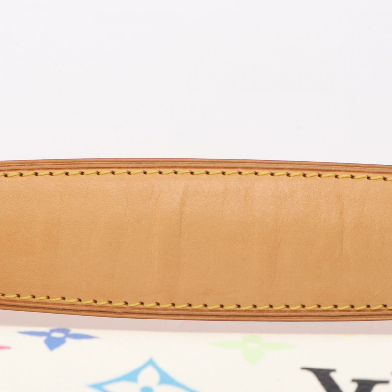 路易威登 Beverly MM 肩背包 M40203 Monogram Multicolore 白色二手-9