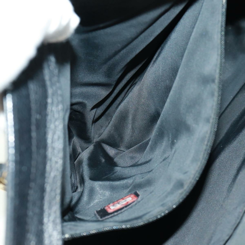 【日本直送】香奈兒魚子醬皮黑色金CC鏈條單背包 Auth 165539V-25