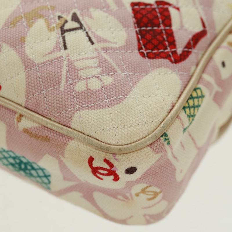 【日本直送】香奈兒 Matelasse 25 單翻蓋鏈條包 帆布 米色 金色 CC 標誌 正品 165652SAV-17