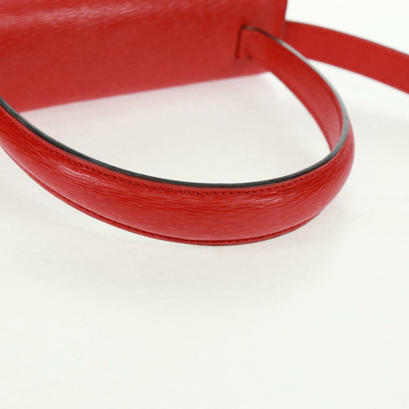 【日本直送】CELINE 手提包 皮革 2way 紅色金色 Auth 168152V-6