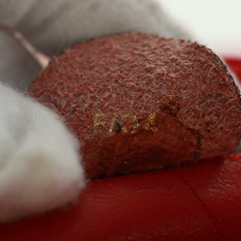 【日本直送】CELINE 手提包 皮革 2way 紅色金色 Auth 168152V-10