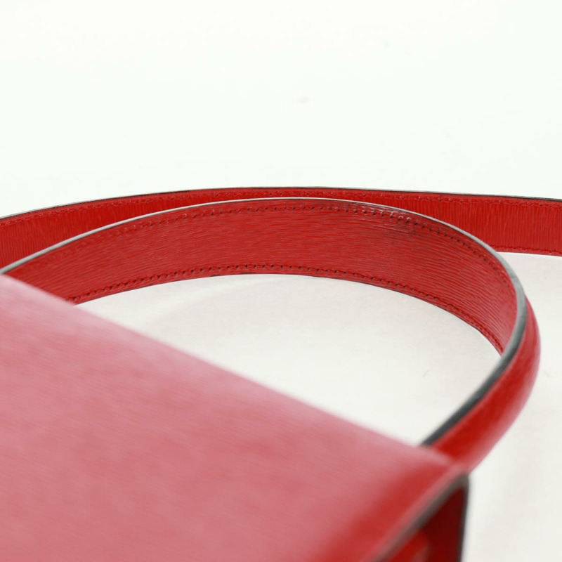 【日本直送】CELINE 手提包 皮革 2way 紅色金色 Auth 168152V-13