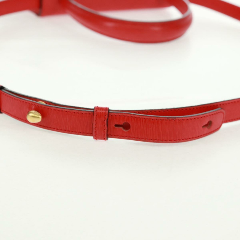 【日本直送】CELINE 手提包 皮革 2way 紅色金色 Auth 168152V-14