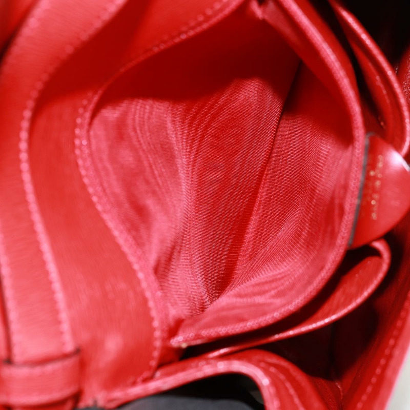 【日本直送】CELINE 手提包 皮革 2way 紅色金色 Auth 168152V-29