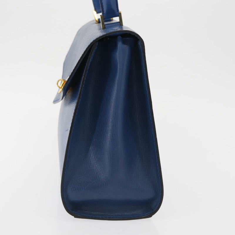 【日本直送】CELINE 手提包 皮革 藍色 金色 正品 169258V-2