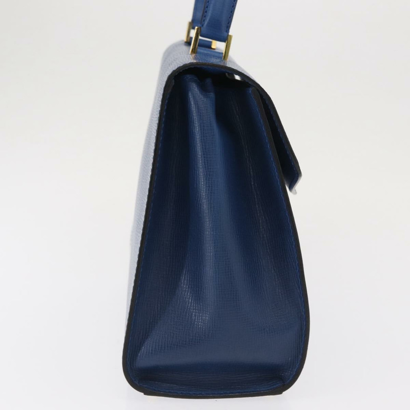 【日本直送】CELINE 手提包 皮革 藍色 金色 正品 169258V-3