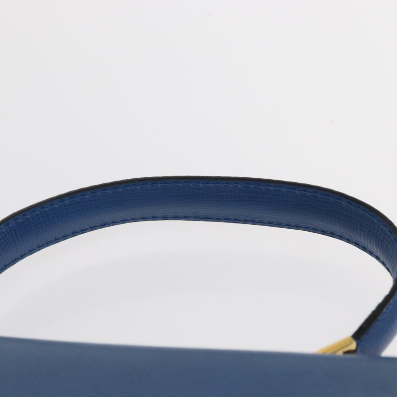 【日本直送】CELINE 手提包 皮革 藍色 金色 正品 169258V-7