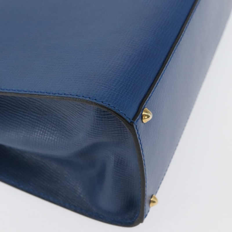 【日本直送】CELINE 手提包 皮革 藍色 金色 正品 169258V-14