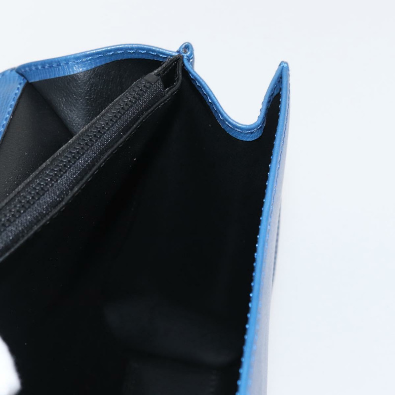 【日本直送】CELINE 手提包 皮革 藍色 金色 正品 169258V-18