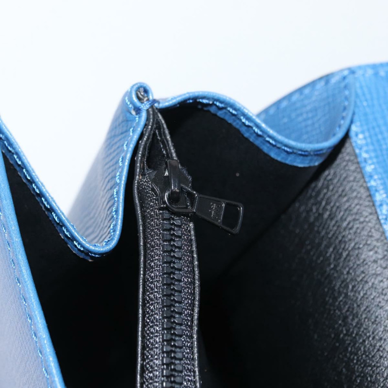 【日本直送】CELINE 手提包 皮革 藍色 金色 正品 169258V-23