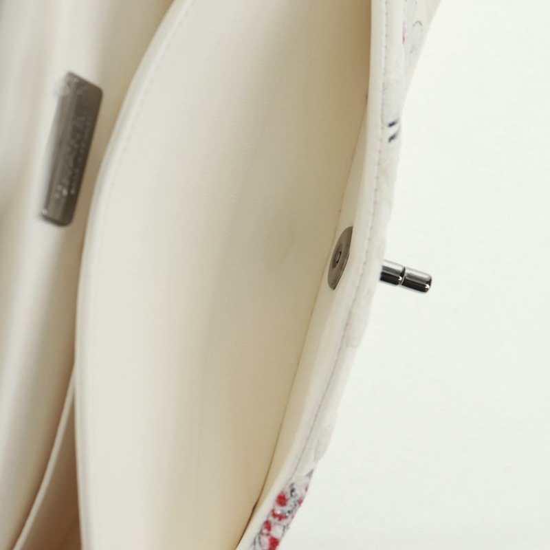 【日本直送】香奈兒鏈條單背包，皮革材質，白色，銀色雙C標誌，正品編號169199SM-30