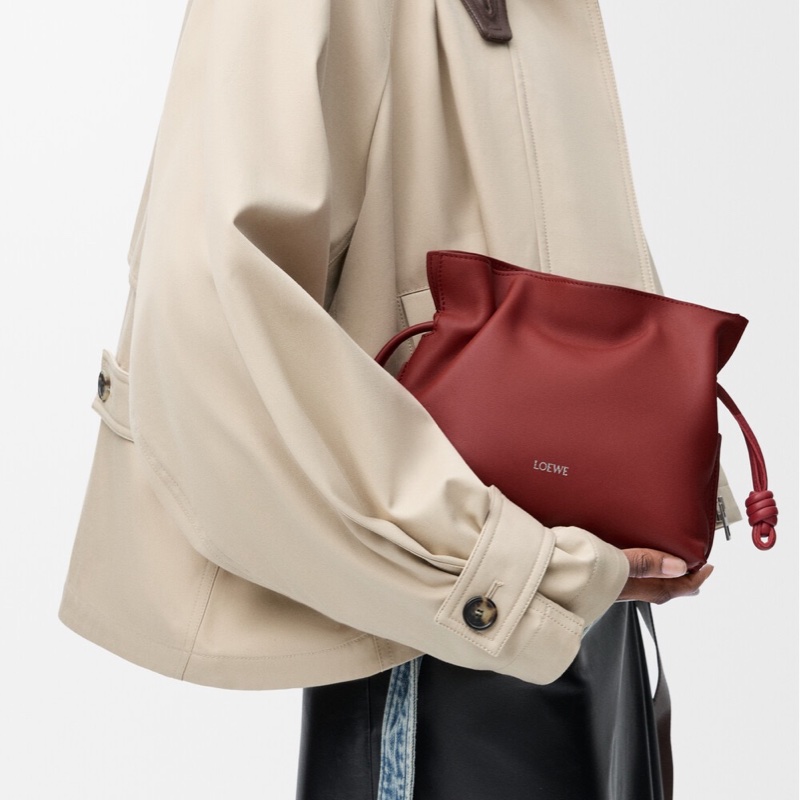Loewe 女士 Flamenco 迷你單肩包均碼碼MINI、23.9cm*9cm*18cm-5