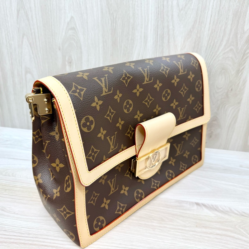 LV原花Dauphine Soft GM側背包M47149-5