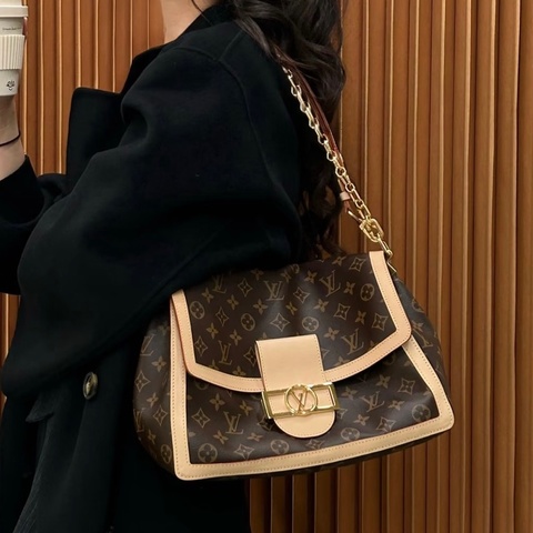 LV原花Dauphine Soft GM側背包M47149