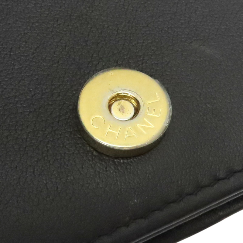 黑色羊皮 Boy 鍊帶 肩背包 A80287 無卡【CHANEL 香奈兒】 A80287-18