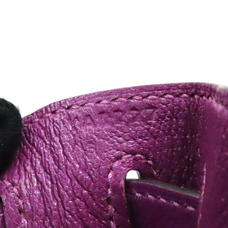 海葵紫 EverColor 牛皮 Kelly 28 凱莉包 兩用包 Y刻 金扣【HERMES 愛馬仕】 H070443CC-8