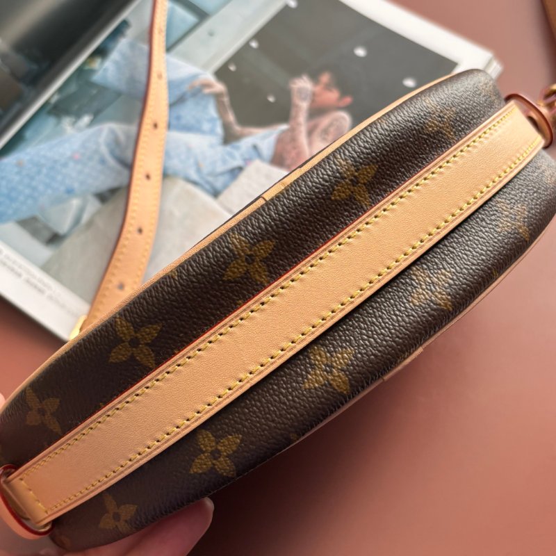 ::LOUIS VUITTON:: LV M46828 經典花紋豌豆斜背包PM 腋下包 肩背包 斜背包-16
