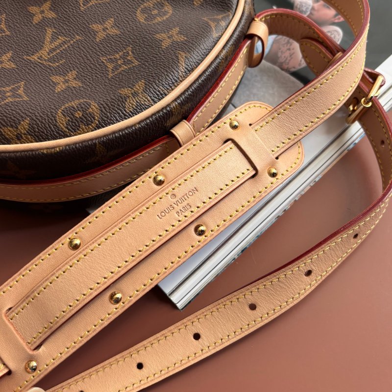 ::LOUIS VUITTON:: LV M46828 經典花紋豌豆斜背包PM 腋下包 肩背包 斜背包-17
