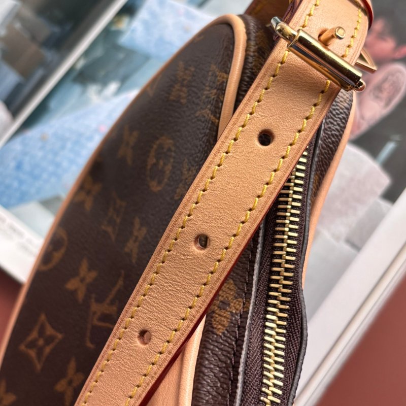 ::LOUIS VUITTON:: LV M46828 經典花紋豌豆斜背包PM 腋下包 肩背包 斜背包-20