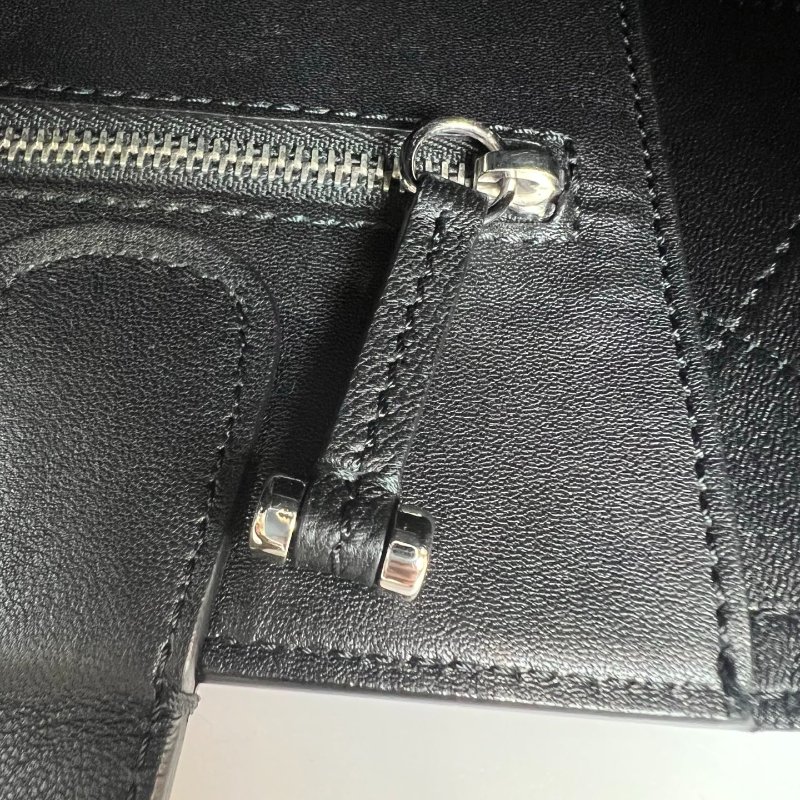 CHANEL 大菱格兩用托特包黑 AS0240/27開-8