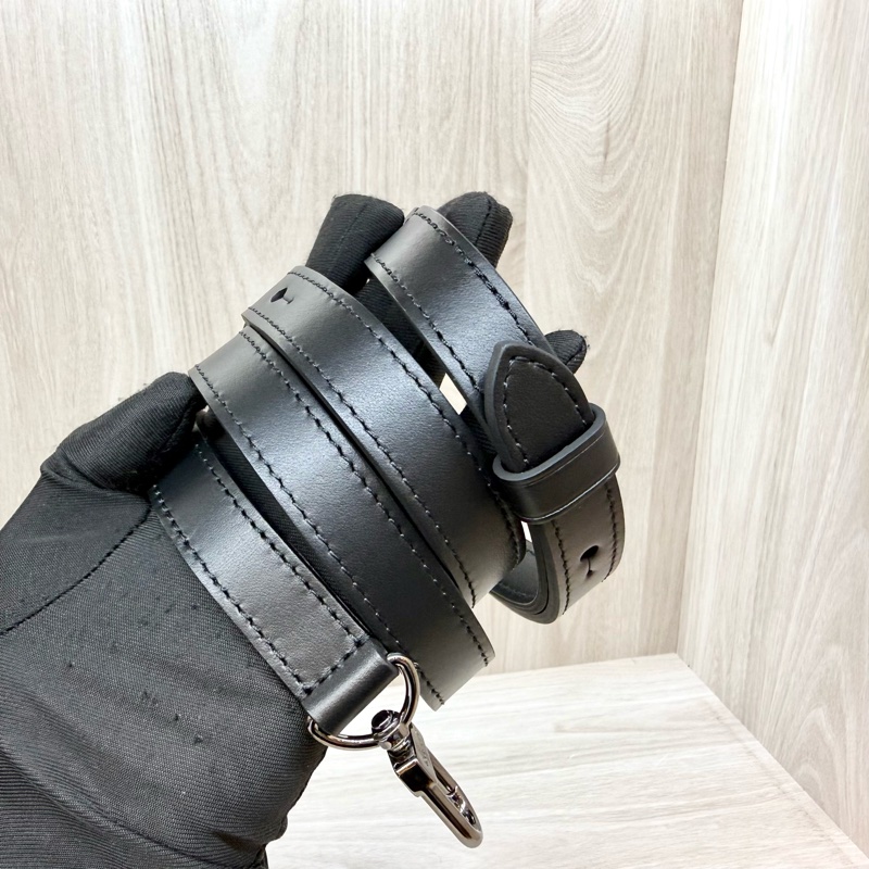 LV黑色原花Nano Steamer手提斜背包M82774-15