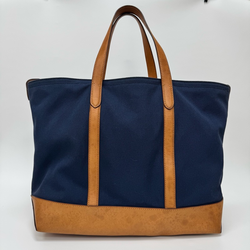 Ralph Lauren polo 學院風托特包 Vintage  中古 二手 手提 大容量-8