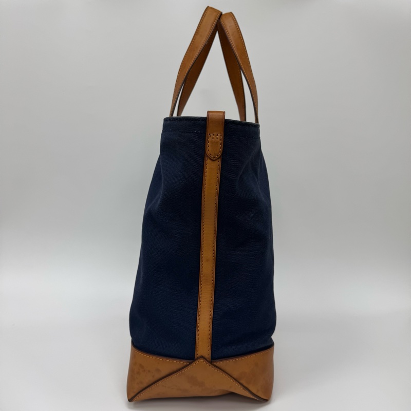 Ralph Lauren polo 學院風托特包 Vintage  中古 二手 手提 大容量-10