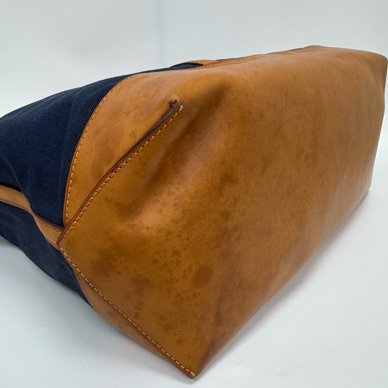 Ralph Lauren polo 學院風托特包 Vintage  中古 二手 手提 大容量-14
