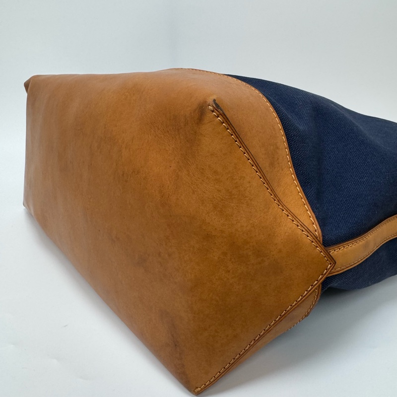 Ralph Lauren polo 學院風托特包 Vintage  中古 二手 手提 大容量-15
