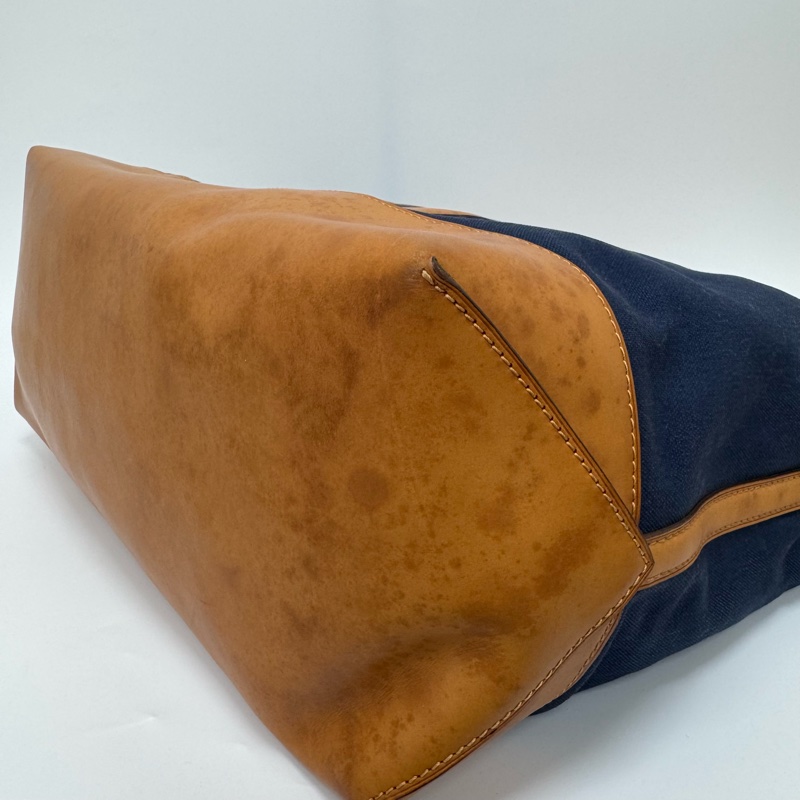 Ralph Lauren polo 學院風托特包 Vintage  中古 二手 手提 大容量-17