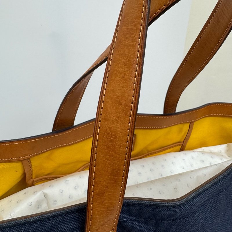 Ralph Lauren polo 學院風托特包 Vintage  中古 二手 手提 大容量-24