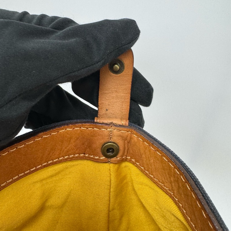 Ralph Lauren polo 學院風托特包 Vintage  中古 二手 手提 大容量-32