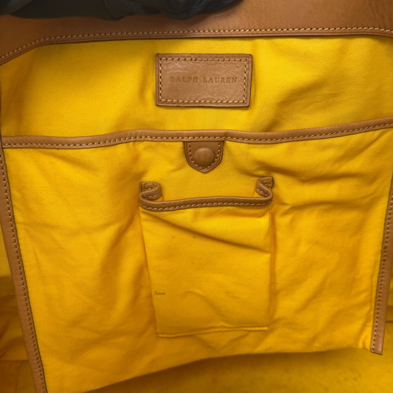 Ralph Lauren polo 學院風托特包 Vintage  中古 二手 手提 大容量-34