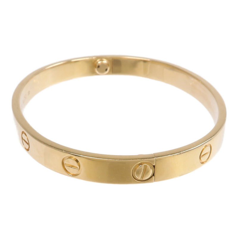 CARTIER 18K黃金Love Bracelet手鐲Cartier#17-1