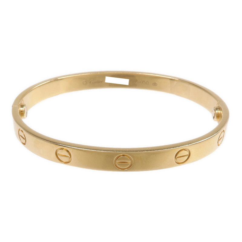 CARTIER 18K黃金Love Bracelet手鐲Cartier#17-2
