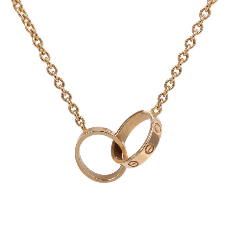 CARTIER 18K玫瑰金Love Pendant項鍊-2