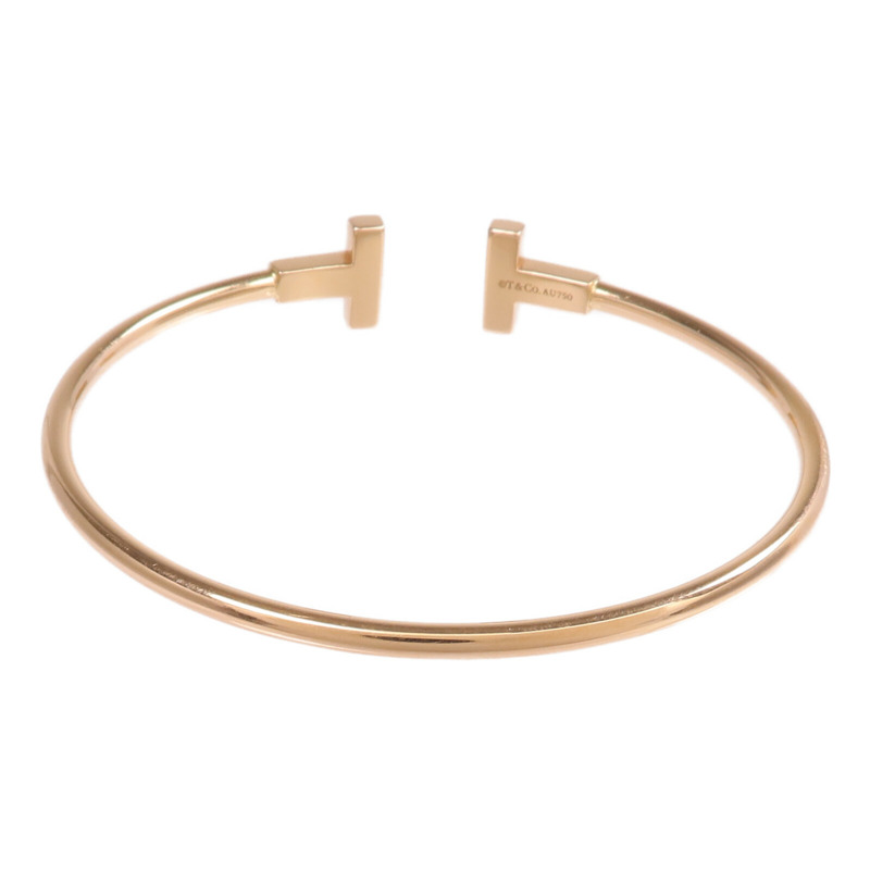 TIFFANY＆CO 18K玫瑰金T Wire Bracelet手鐲-2